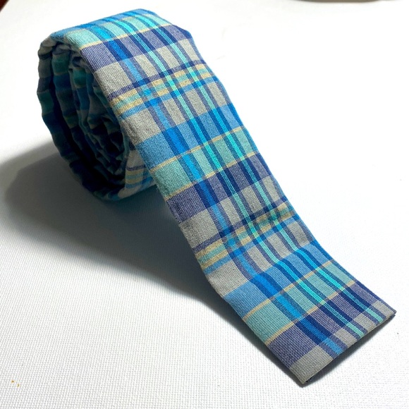 Mens plaid J.Crew tie - Picture 1 of 10